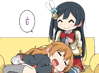 😴 emoji Kanata Konoe @akibastickers Telegram sticker 10 of 24