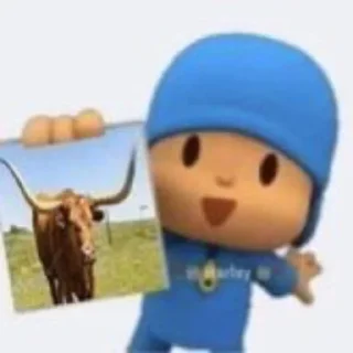 🤠 emoji Pocoyo para minha namorada Telegram sticker 7 of 21