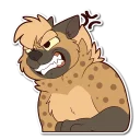 Sticker from Spotted Hyena
