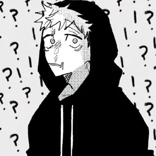 ⚫️ emoji Yuji Itadori | @Toji_sama Telegram sticker 18 of 80