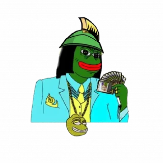 💰 emoji Martian Pepe’s Telegram sticker 19 of 109