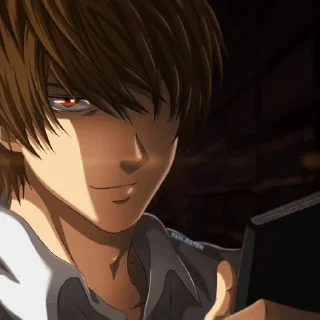 📓 emoji • Light Yagami • |  @Vihan_V Telegram sticker 20 of 54