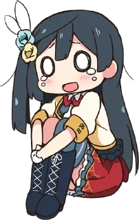 😢 emoji Nijigasaki Gakuen @akibastickers Telegram sticker 12 of 79