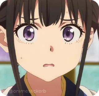 😳 emoji Lycoris Recoil • part 2 @animestickerb Telegram sticker 7 of 17