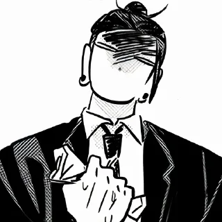 ⚫️ emoji Geto Suguru | @Toji_sama Telegram sticker 18 of 120