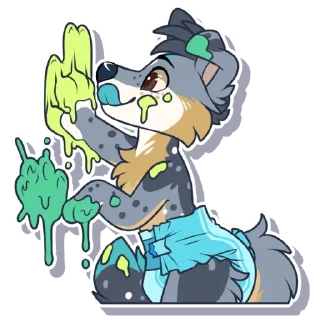 🎨 emoji Mokie Mutt Telegram sticker 13 of 31