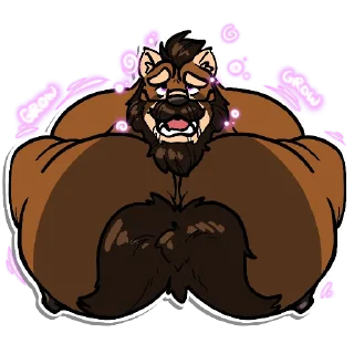 🤪 emoji Vaughn the Hulking Nerd Telegram sticker 20 of 101