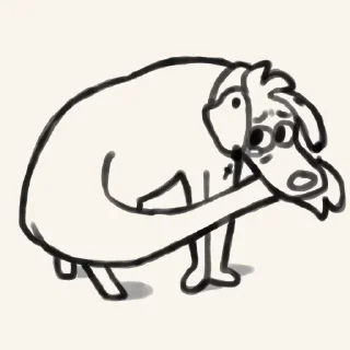 🐶 emoji FWX(🐾) Goldie Telegram sticker 20 of 30