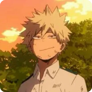 😌 emoji Bakugo tu patron Telegram sticker 19 of 29