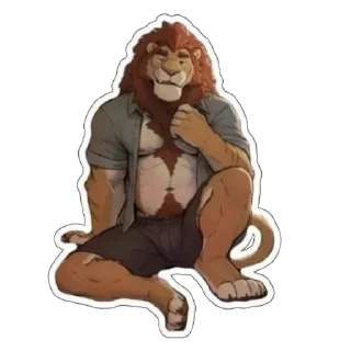 🦁 emoji Furries Telegram sticker 16 of 41