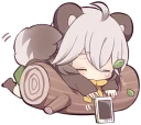📱 emoji Lovely Raccoon Girl by SR Telegram sticker 7 of 41
