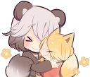 ❤️ emoji Lovely Raccoon Girl by SR Telegram sticker 12 of 41