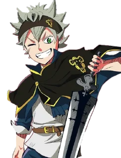 😉 emoji Asta -  @Blue_Rose_Sword Telegram sticker 10 of 31