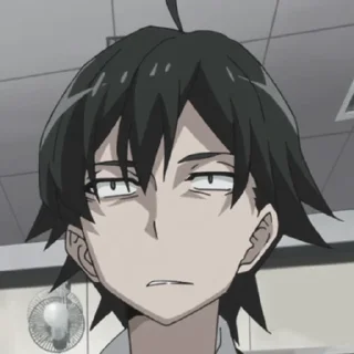 ☹️ emoji OreGairu by @animestickersii Telegram sticker 5 of 48