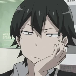 😠 emoji OreGairu by @animestickersii Telegram sticker 9 of 48