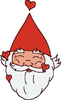 😚 emoji David The Gnome, but racist Telegram sticker 8 of 13