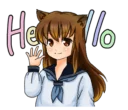 Sticker from Neko Mimi-chan