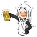 🍺 emoji (Misaki/Rikka) @Blood_Darkness Telegram sticker 9 of 120