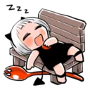 😴 emoji (Misaki/Rikka) @Blood_Darkness Telegram sticker 22 of 120
