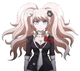 🤔 emoji Enoshima Junko @Gian_TGX Telegram sticker 15 of 28
