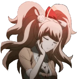 😮‍💨 emoji Enoshima Junko @Gian_TGX Telegram sticker 6 of 28