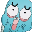 😱 emoji The Amazing World Of Gumball Telegram sticker 16 of 89
