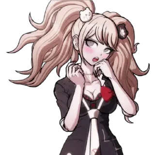 😶 emoji Junko Enoshima 3 Telegram sticker 11 of 22
