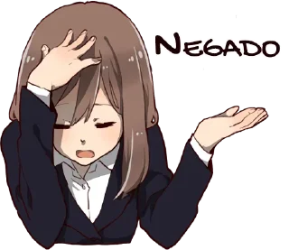 ❌ emoji Namorada geniosa - @oneesanstickers Telegram sticker 16 of 40