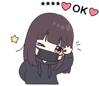 Sticker from Menhera-chan   From BISUKO EZAKI