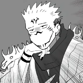 ⛓ emoji Sukuna | @Toji_sama Telegram sticker 19 of 75