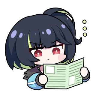 📰 emoji 唐夏・BGMNA Telegram sticker 12 of 21