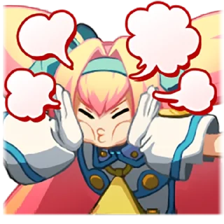 😤 emoji BlazBlue Cross Tag Battle Stickers Telegram sticker 14 of 55