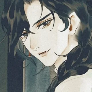 🖤 emoji Hua Cheng • Telegram sticker 15 of 45