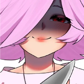 ☠️ emoji Vtubers Telegram sticker 8 of 60