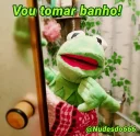🛁 emoji Kermit, the frog 9 🐸 Telegram sticker 9 of 68