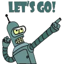 💪 emoji FUTURAMA Telegram sticker 6 of 10