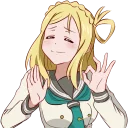👌 emoji Aqours Memes Telegram sticker 8 of 90