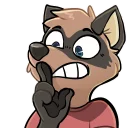 👆 emoji Radicoon! Telegram sticker 5 of 31