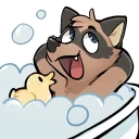 💦 emoji Radicoon! Telegram sticker 13 of 31