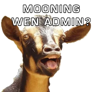 🐐 emoji $2DMOON APOLLO 18 TOKEN Telegram sticker 6 of 33