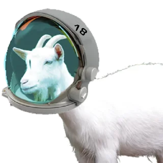 🐐 emoji $2DMOON APOLLO 18 TOKEN Telegram sticker 4 of 33