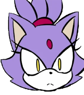 Sticker from Blaze the Cat