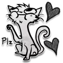 ❤ emoji Zuzu the Cat Telegram sticker 5 of 120