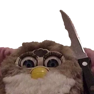 🔪 emoji Furby Telegram sticker 12 of 45
