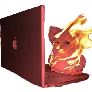 🔥 emoji Furby Telegram sticker 8 of 45