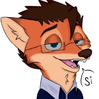 😄 emoji Rick Wilde Telegram sticker 8 of 75