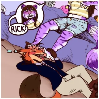 🐾 emoji Rick Wilde Telegram sticker 16 of 75