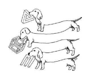 🐶 emoji stretching the thin sliced truth Telegram sticker 15 of 72