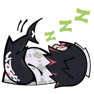 😴 emoji ZZZ pop art @ArrietaJ Telegram sticker 19 of 22