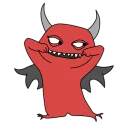 😛 emoji Little devils Telegram sticker 5 of 18